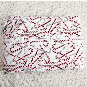 New Pottery Barn Candy Cane Flat Sheet